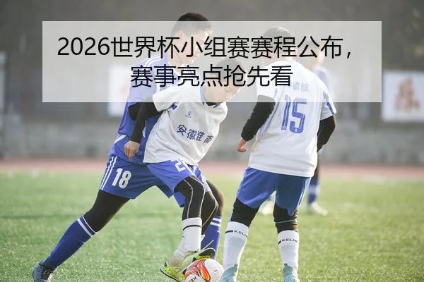 2026世界杯小组赛赛程公布，赛事亮点抢先看
